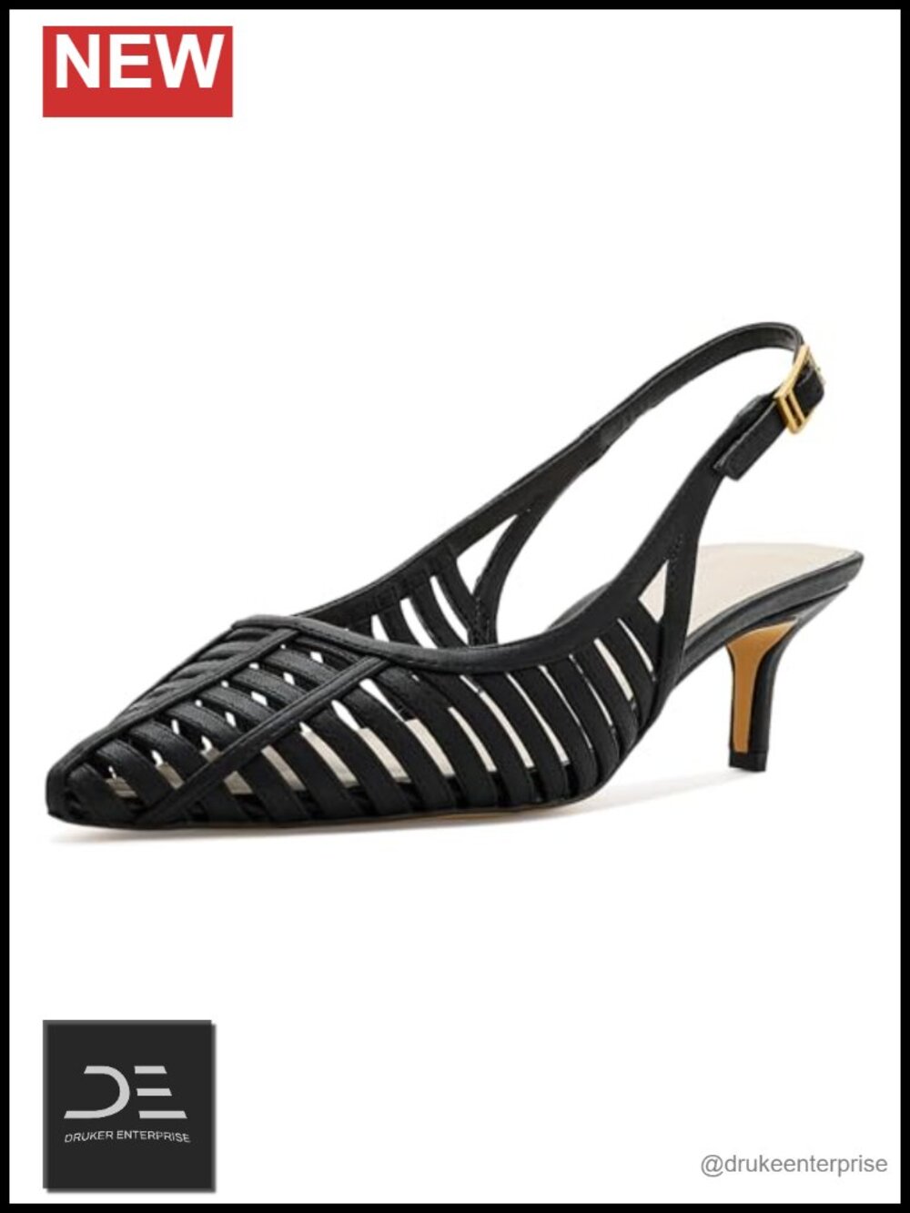 Franco Sarto Kate Slingback Heels - Pointed Toe Stiletto, Slingback Pump